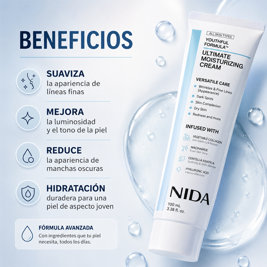 Crema Facial Hidratante Rejuvenecedora de Corea