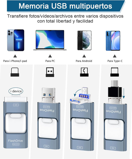 VOREL UNIVERSAL 4 EN 1 FLASH DRIVE