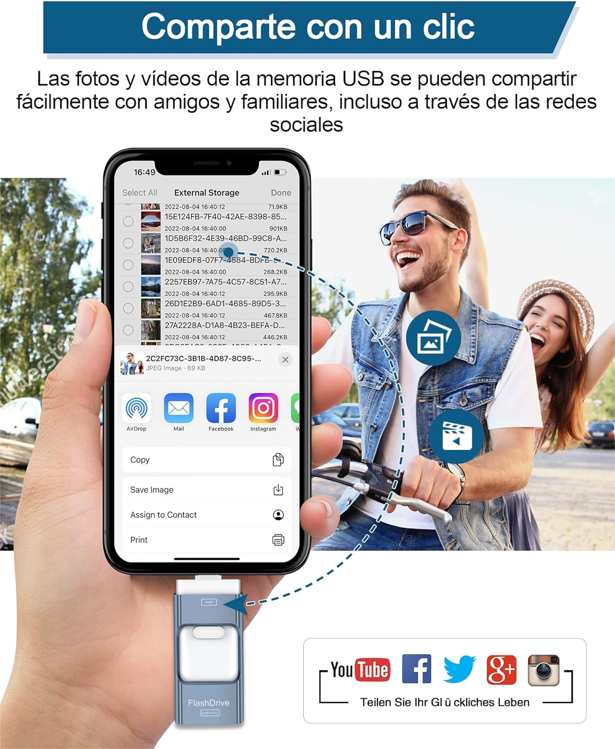 VOREL UNIVERSAL 4 EN 1 FLASH DRIVE